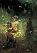 llya Yefimovich Repin Sadko in the Underwater Kingdom oil painting